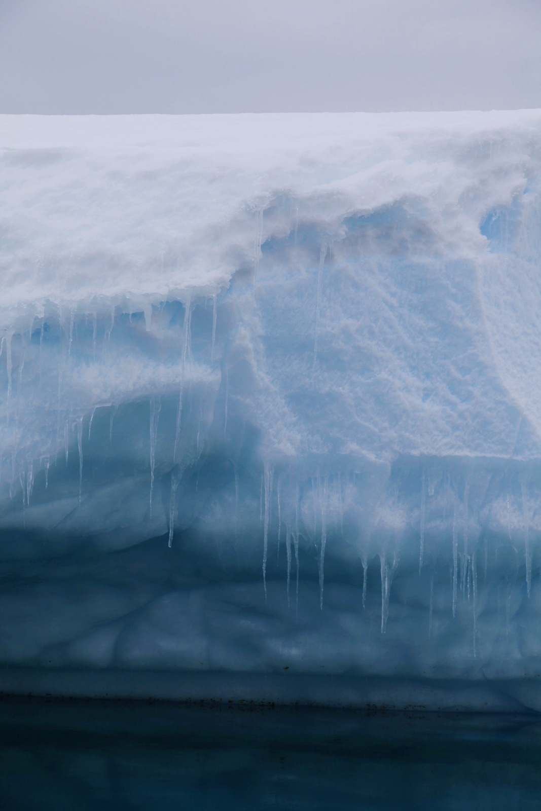 Icebergs in Antarctica.