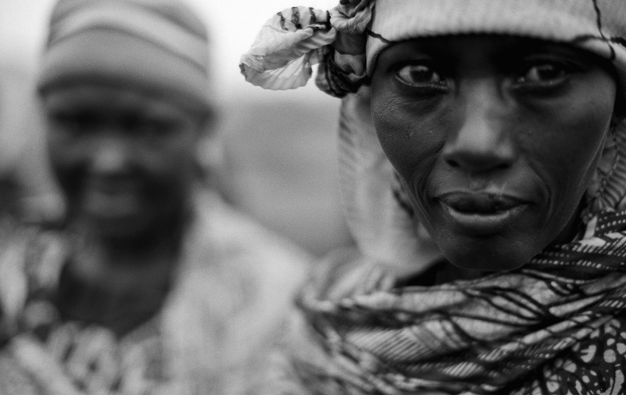 Displaced women in Goma, DRC.