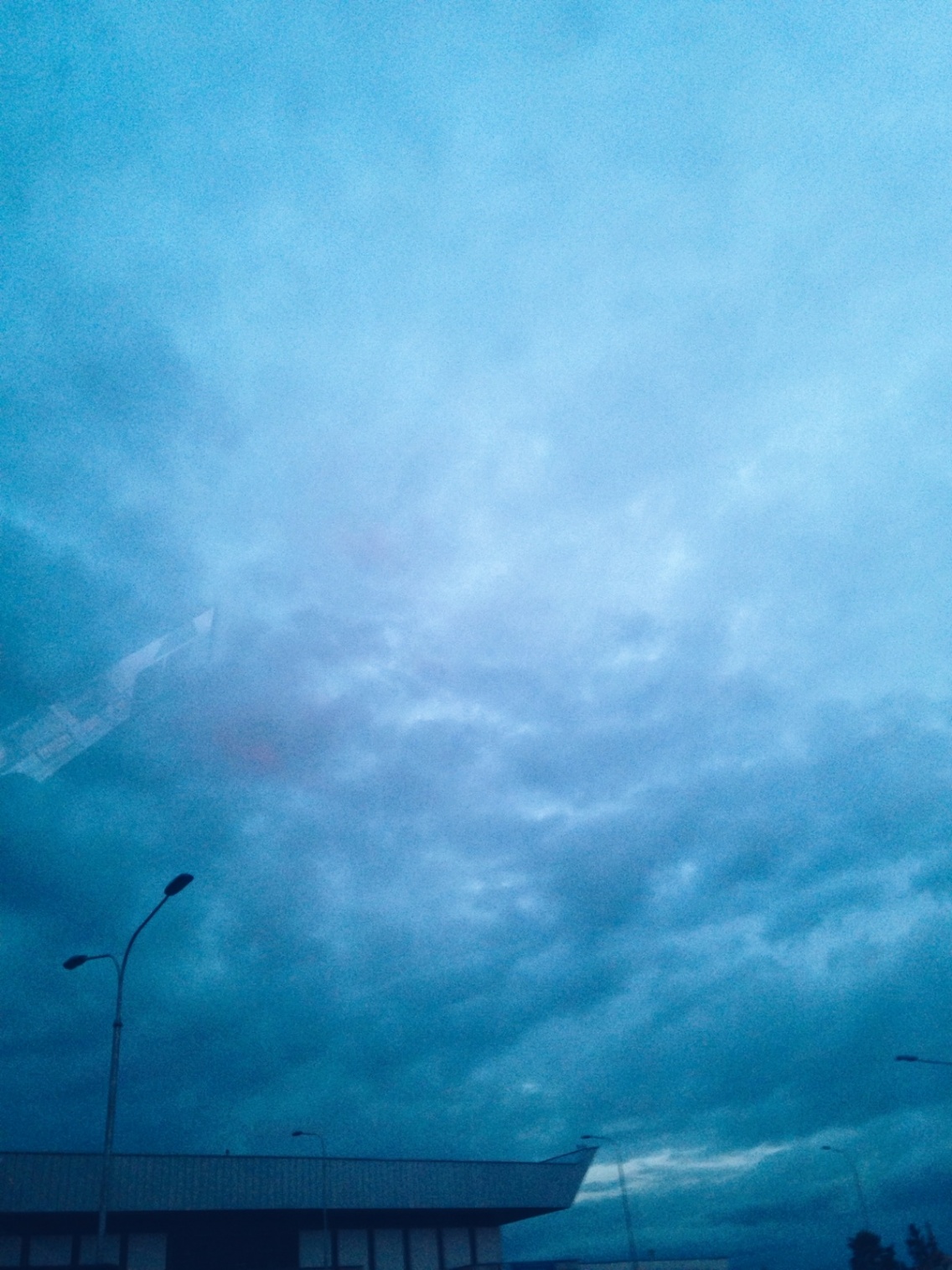 Blue Cloudy Morning Sky Tuugiituugs Vsco