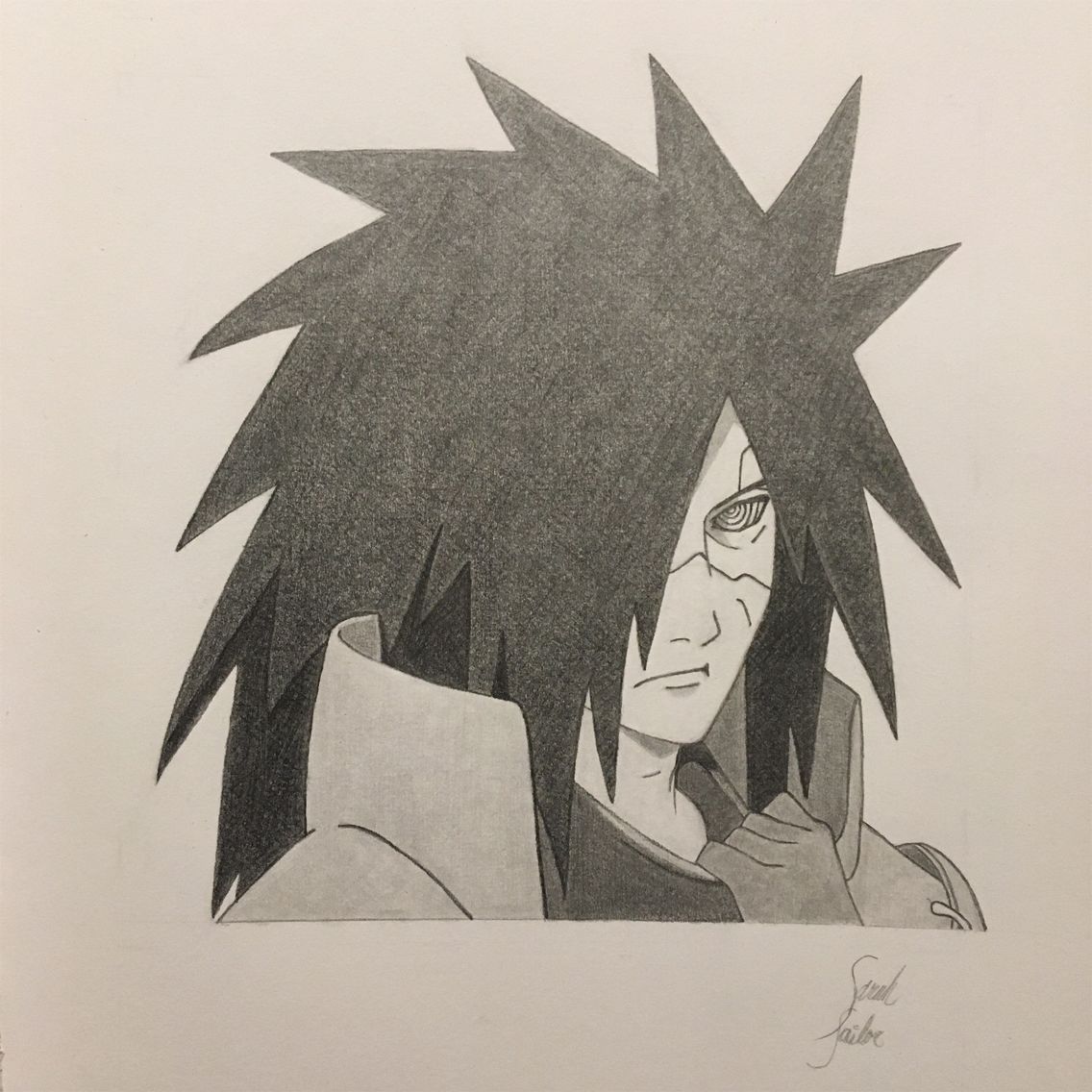 This drawing aged me at least five years #art #drawing #anime #naruto  #madara | nox13 | VSCO
