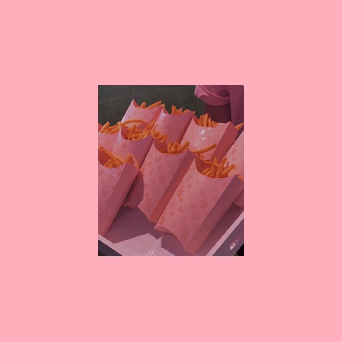 Pink Rosa Fastfood Kyliejenner Fries Vscox Spectrum Food