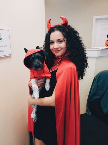 happy Halloween from me & my lil devil♥️